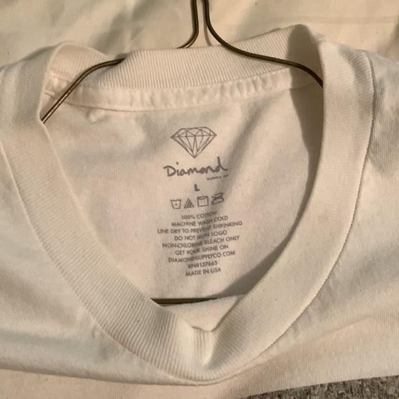 Diamond white tee - Picture 2 of 2